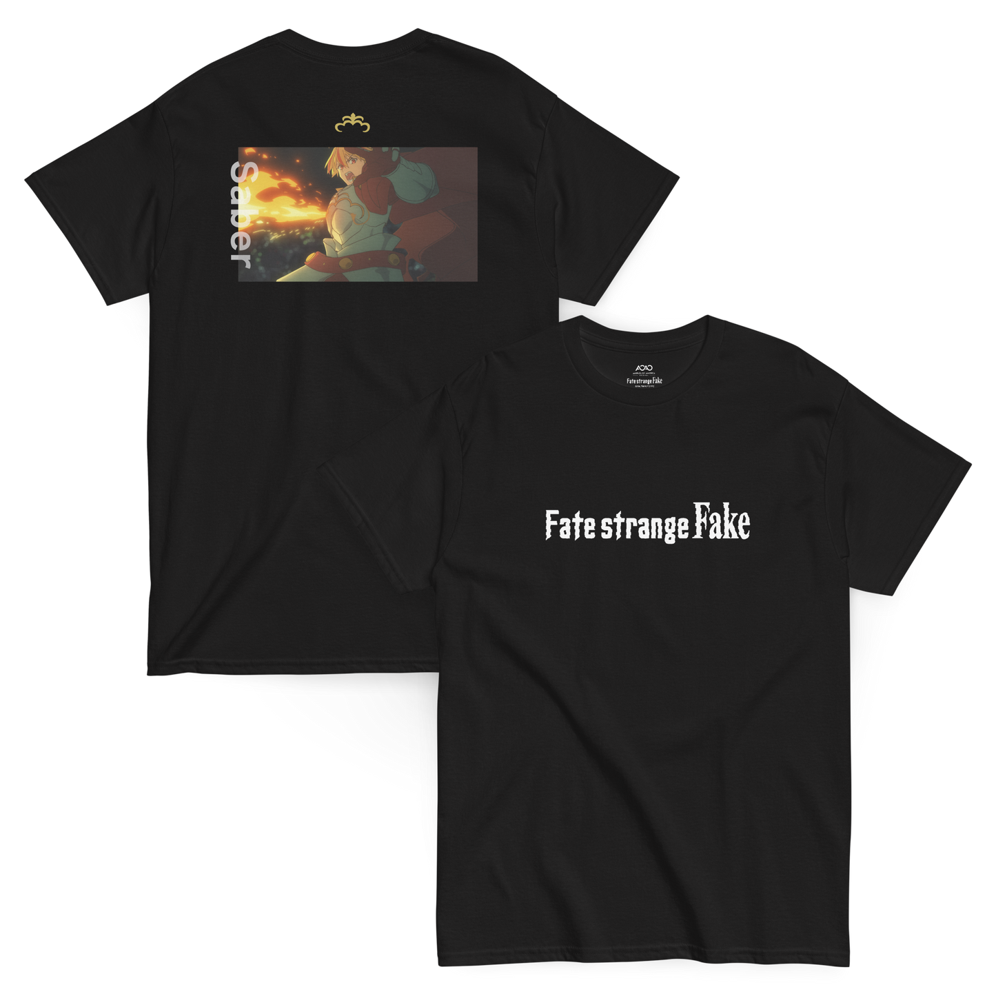 Fate/strange Fake T-shirt Saber Type-B